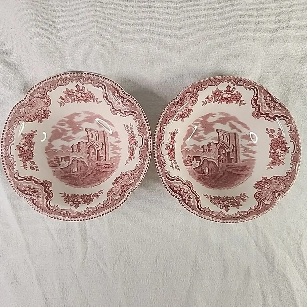 China Johnson Bros Deningh Castle Pink 6
